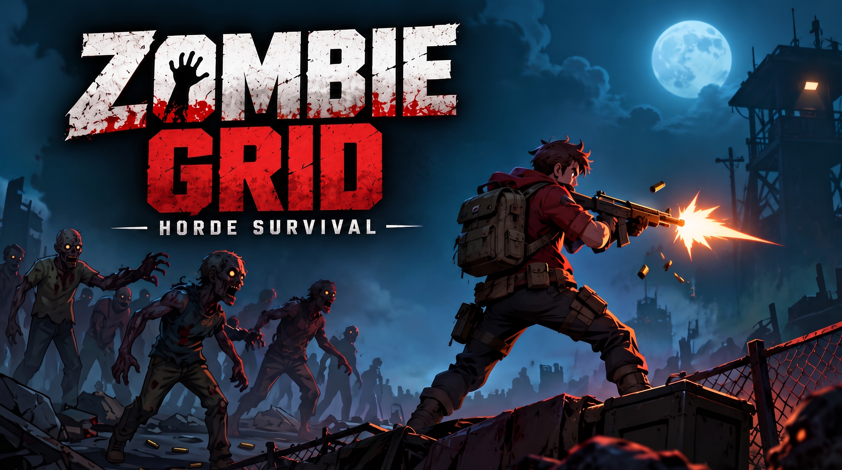 Zombie Grid: Horde Survival